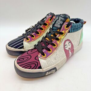 Disney The Nightmare Before Christmas High Top Women 6 Jack Sally Iridescent Bat